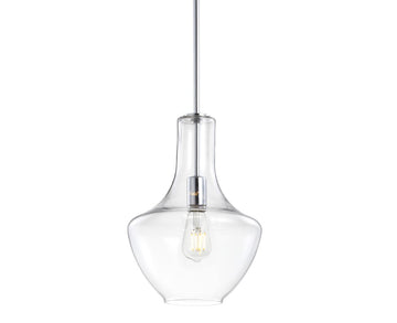 Watts Glass/Metal LED Pendant - JONATHAN Y